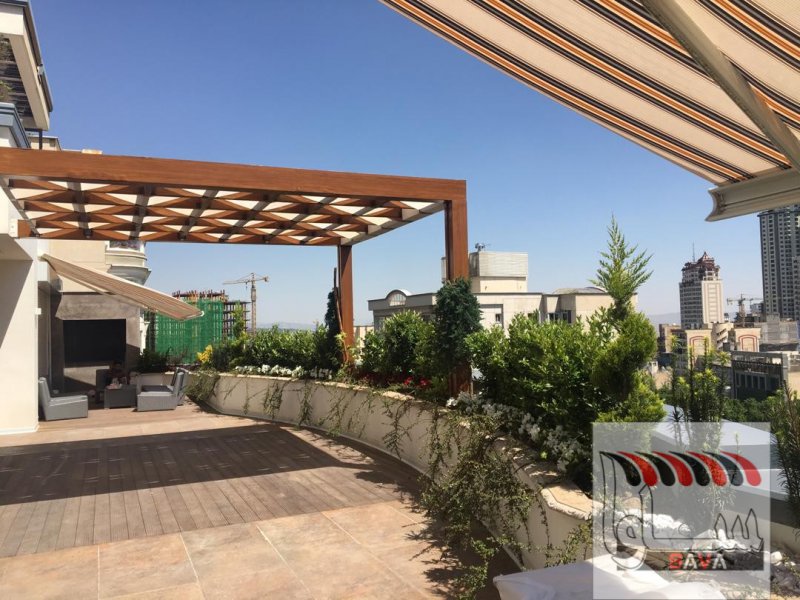 سقف روف گاردن / فروش سایبان روف گاردن / چادر روف گاردن / رپورتاژ آگهی سایبان ساوا