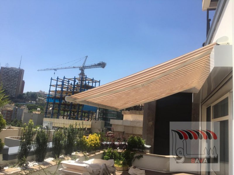سقف روف گاردن / فروش سایبان روف گاردن / چادر روف گاردن / رپورتاژ آگهی سایبان ساوا